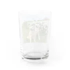 Golden Retriever Sarah&TaroのGolden Retriever Sarah&Taro Water Glass :back