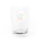 hanamoji-mayuの福福 Water Glass :back