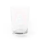 仁音-ninon-絵言葉のベルーガのラブちゃん Water Glass :back