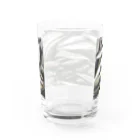 かわいい鰤たちのイワシの香り漂うグラス Water Glass :back
