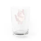 ノアオオカミのオオカミのウルフル Water Glass :back