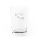 ポップコーンのボーダーコリー Water Glass :back