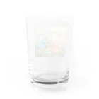 絵本作家のざっか屋さんのrainy Water Glass :back