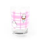 keyずSHOP シマエナガのシマエナガ　スイーツ　グラス Water Glass :back