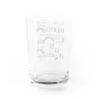 junyersSOXのA4ロゴ Water Glass :back