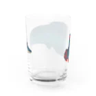 恒福水路のピラルクーグラス グラス反対面
