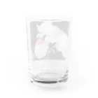 mikyacraft MIKA💓🌟赤い心臓の芍薬 Water Glass :back