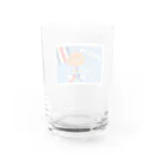 YS VINTAGE WORKSのフランス　オランジーナ・ORELIA　トリコロール Water Glass :back