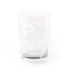 あにゃんころのいい１日でありますように Water Glass :back