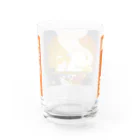 TOAのビールのグッズの【ハニーペールエール】ビールラベル風グラス Water Glass :back