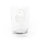 森図鑑の[森図鑑] モリフクロウ Water Glass :back