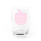 LalaHangeulの사과 (りんご)  ハングルデザイン Water Glass :back