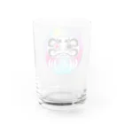 umino_GFのサイケデリック達磨 Water Glass :back