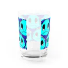 nyandaful storeの魚群 Water Glass :back