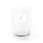 雪だるまのえびの主張 Water Glass :back