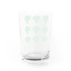 ブロッコリーになりたいのバレないように…そーっと… Water Glass :back