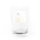 keeeeeep smilingのぴろぴろ笛を吹く女 Water Glass :back