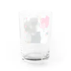 』Always Keep Sunshine in your heart🌻のKantarou the Sheltie Water Glass :back