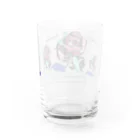 ヒーリングスマイルのねんねこひるねこうたたねこ Water Glass :back