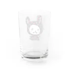 ☆pumpking cat☆のドットほっかむり_usugi Water Glass :back