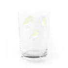 森図鑑の[森図鑑] いろいろメジロ Water Glass :back