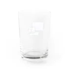 ぽぽふぅ。のしかくたち Water Glass :back