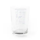 KAWAGOE GRAPHICSのHORSERACING GRAPHICS 紺 Water Glass :back