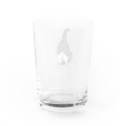 寂しんぐのはちわれねこ(おしりついん) Water Glass :back
