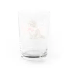 Ａｔｅｌｉｅｒ　Ｈｅｕｒｅｕｘの薔薇とチンチラゴールデン Water Glass :back