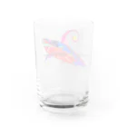 ZORUMEKIA あぞじぃーからの（zorumekia369）の磯村佳美のspace fish宇宙魚 Water Glass :back