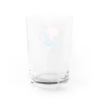 fumimicreativeのプテラノドン　80年代風レトロポップな恐竜 Water Glass :back