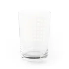 鳩胸ぽぽぉのどろどろとうふえた〜なる Water Glass :back