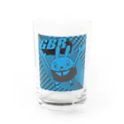 バンズオリジナルの<GBR>ロビット BLUE Water Glass :front