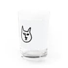 NEKO ARTのグランピーキャット Water Glass :front