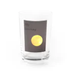 sky journeyのmoon Water Glass :front