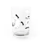 ma5me のおばけma5me集合しましたグラス Water Glass :front