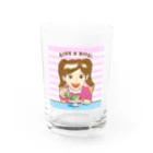 N's Creationのゼリーを食べる少女 Water Glass :front