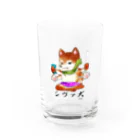 ninjin🥕のダジャレshop📣のシヴァ犬 Water Glass :front