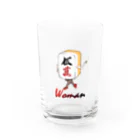 ninjin🥕のダジャレshop📣のウー萬 Water Glass :front