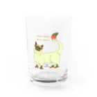 ぷらねっとガミュラのもふみドラゴン Water Glass :front