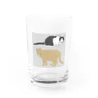 刺し屋シュガーアリスの猫と猫 Water Glass :front