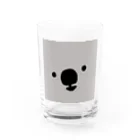 Rutaoの寄りすぎのこあら Water Glass :front