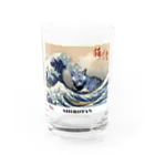 猫侍 ショップの猫侍 - SHIROTAN Water Glass :front