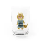 ノアオオカミのオオカミのウルフル Water Glass :front