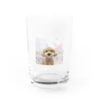 kuu※kawaii!!のトイプードルのくーちゃん Water Glass :front