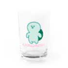 キュウちゃんのおみせやさんのかめまる（KAMEMARU） Water Glass :front