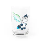 ちょこ太郎SUZURIショップの天使ちょこ太郎 Water Glass :front