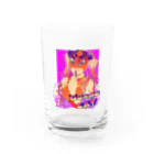 覆面MANIA＆CMLLの群馬キャット x Uno Dinero Water Glass :front