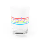 A33のレインボープライド　メロディー Water Glass :front