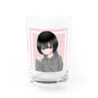 癒しの場所のパーカー姿の女の子 Water Glass :front